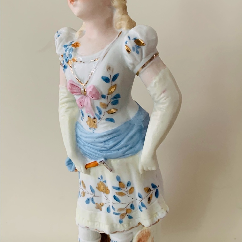 Vintage Porcelain Woman Figurine